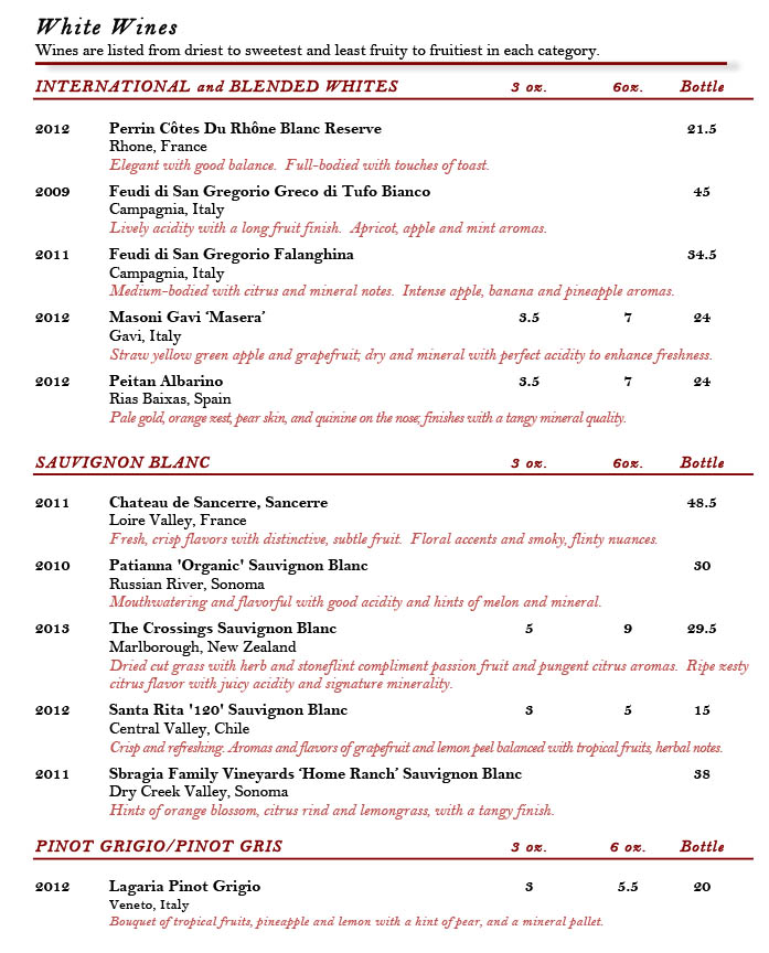 Wines